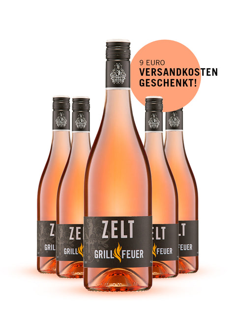 Grillfeuer Paket 4 Flaschen, 1 Magnumflasche