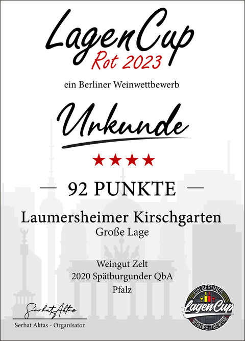 SPÄTBURGUNDER Laumersheimer Kirschgarten