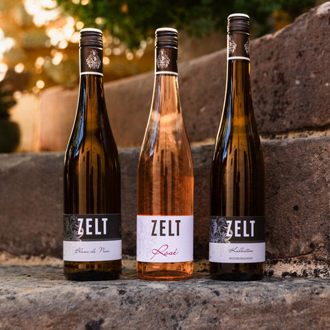 Probierpaket mit Weinen vom Weingut Zelt in Laumersheim, Pfalz